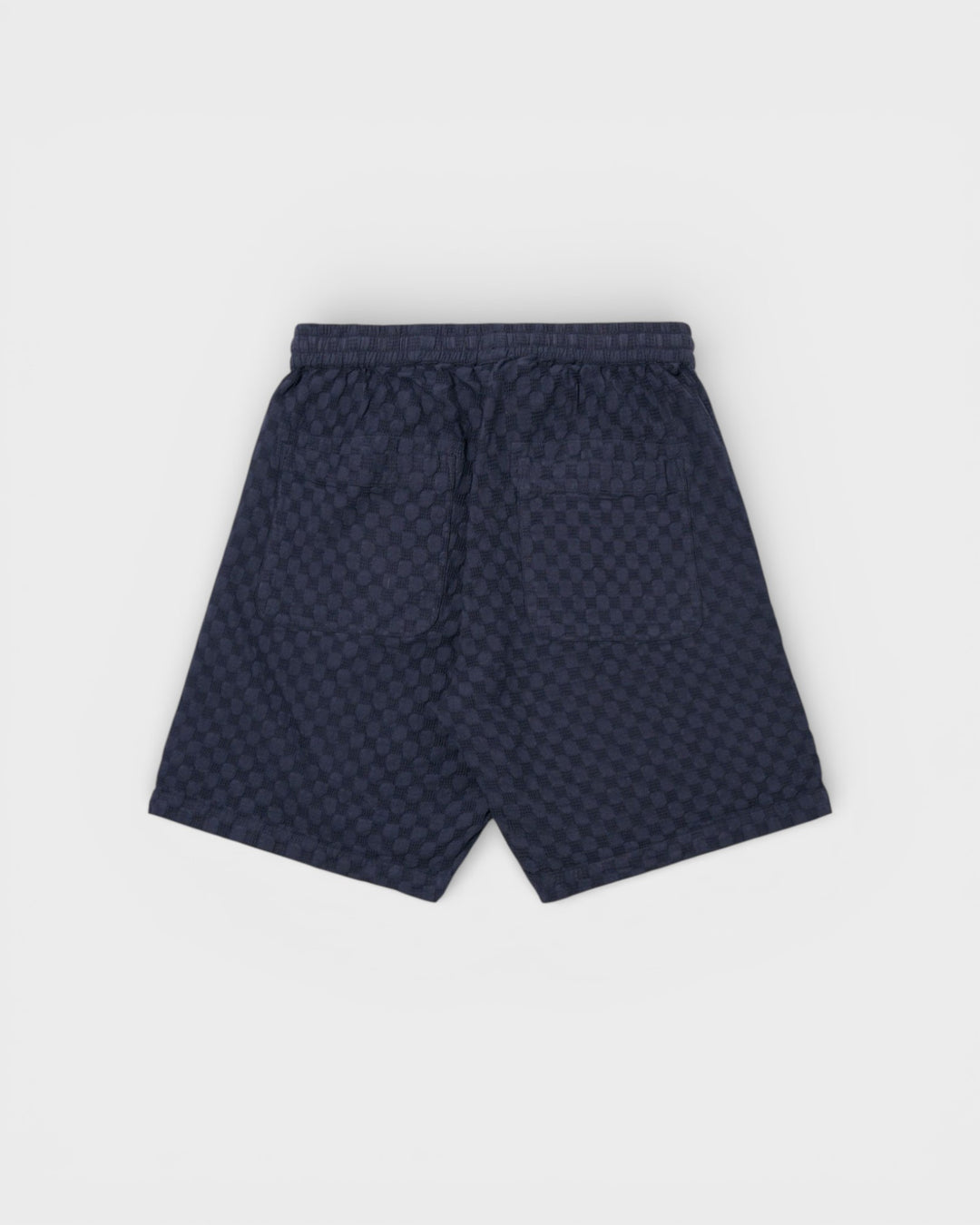 Simple Short Dot Waffle Navy