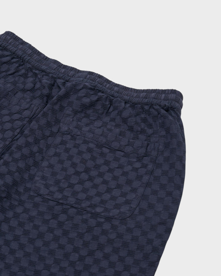 Simple Short Dot Waffle Navy