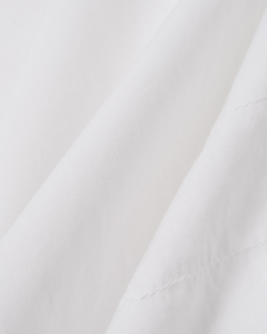 Patched Lazy Day Shirt Poplin White