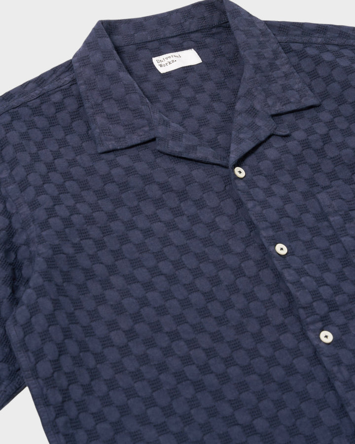 Road Shirt Dot Waffle Navy