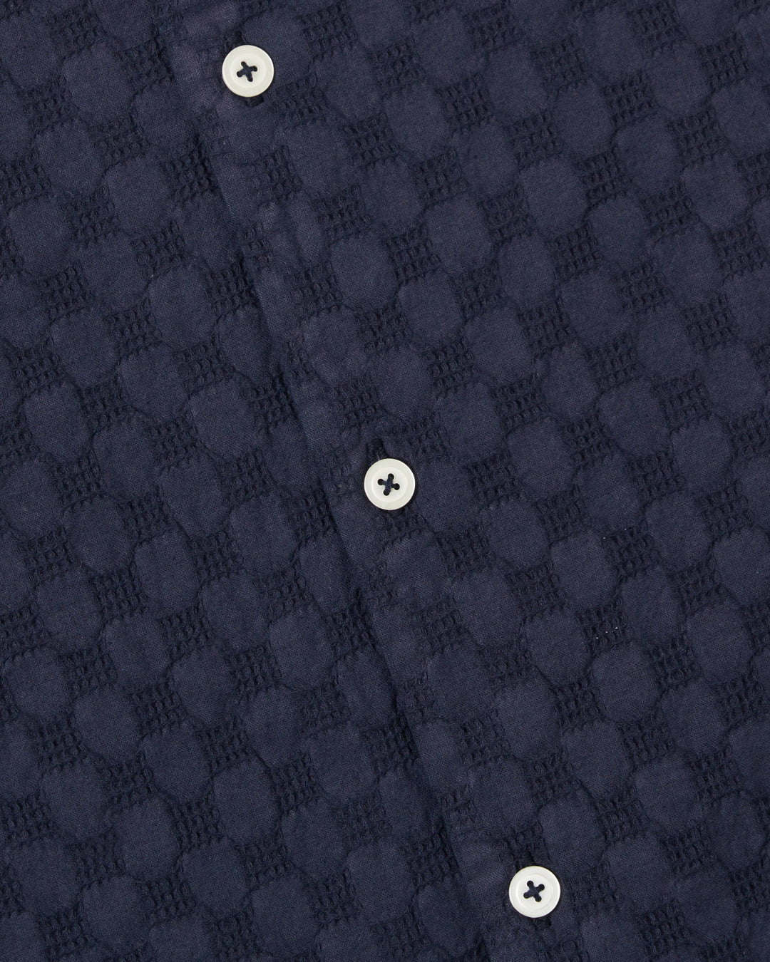 Road Shirt Dot Waffle Navy