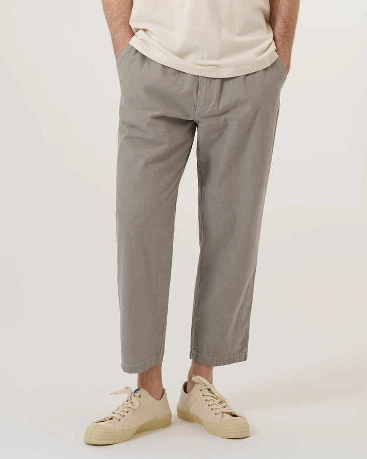 Hi Water Trouser Izumi Cotton Grey