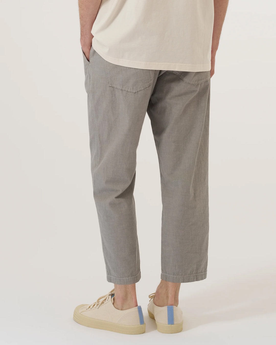 Hi Water Trouser Izumi Cotton Grey