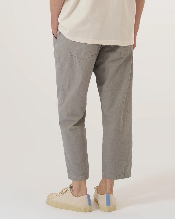 Hi Water Trouser Izumi Cotton Grey