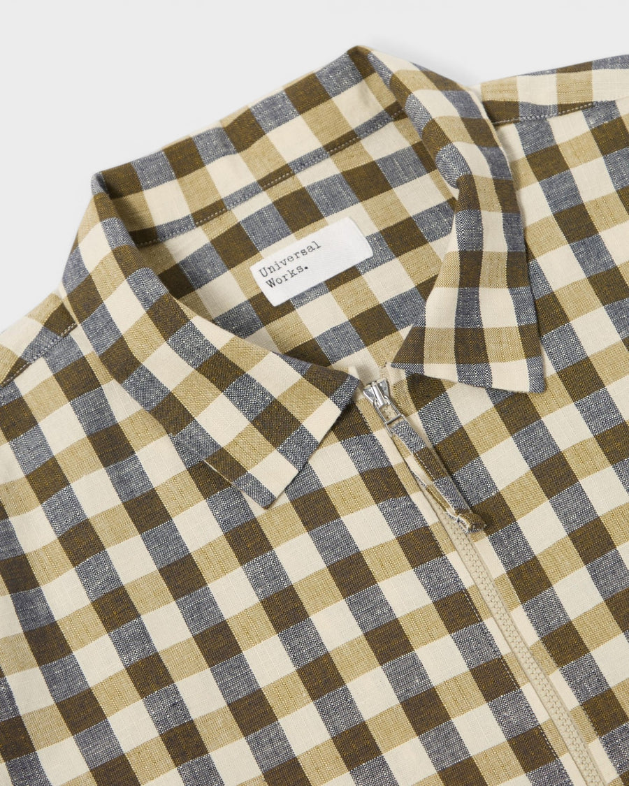 Zip Shirt Aberdeen Lincot Olive