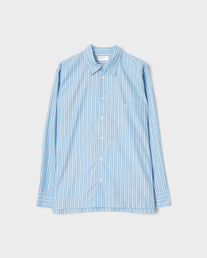 Lucky Shirt ReFab Compact Cotton Blue Stripe