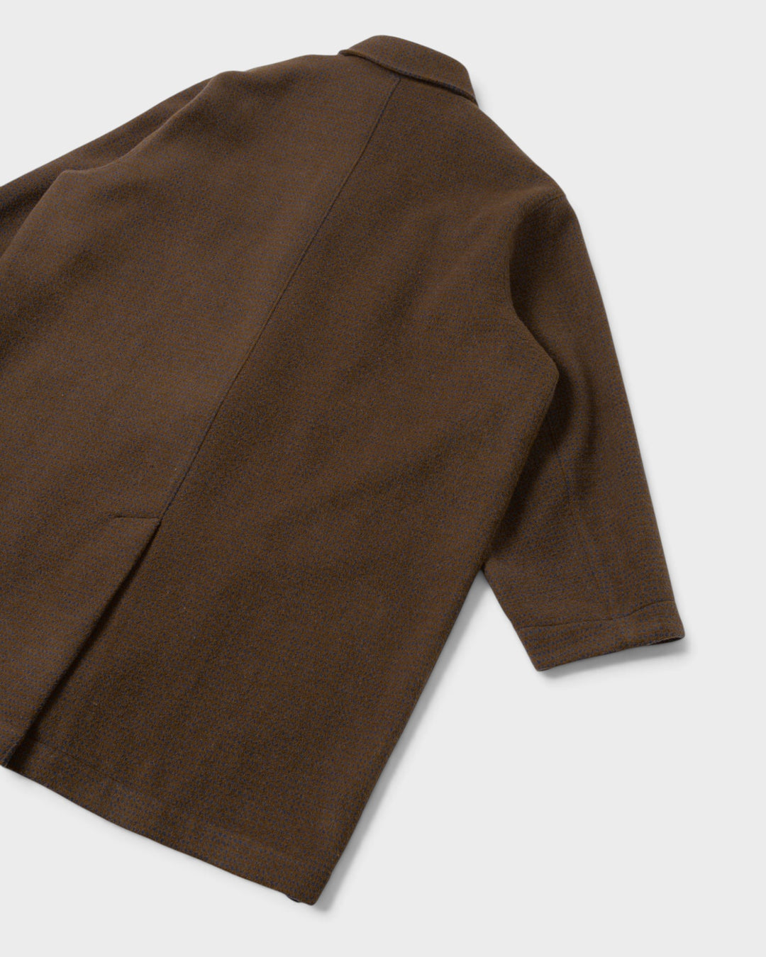 Stan Coat Wool Tweed Mix Navy/Brown