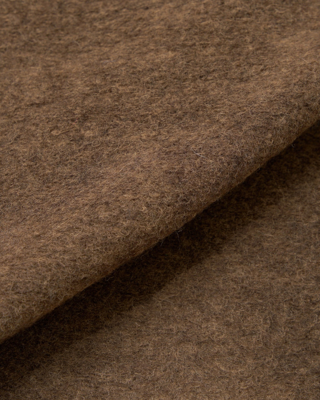 Advance Cardigan Wool Fleece Brown Marl - détail matière