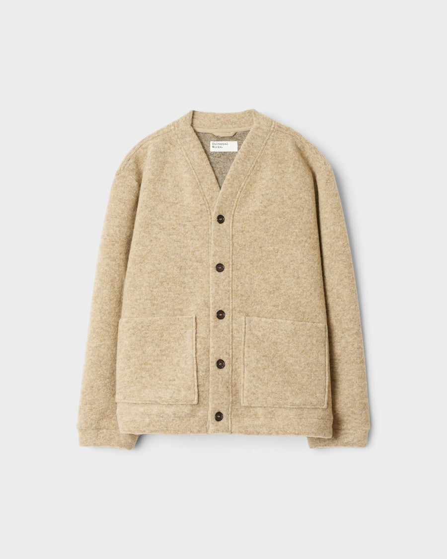 Advance Cardigan Wool Fleece Fawn