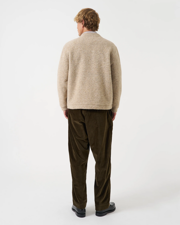 Advance Cardigan Wool Fleece Fawn