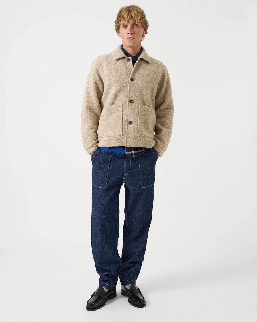 Rams Jacket Wool Fleece Fawn