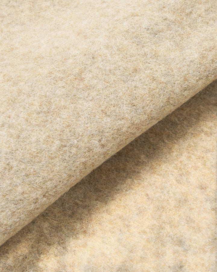 Rams Jacket Wool Fleece Fawn - détail matière