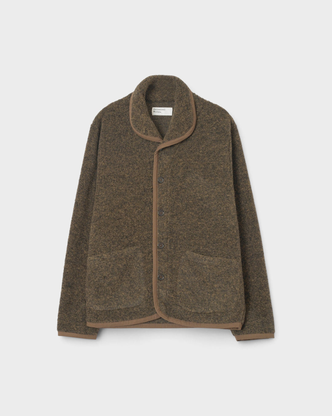 Lancaster Jacket Bouclet Fleece Brown - vue de face