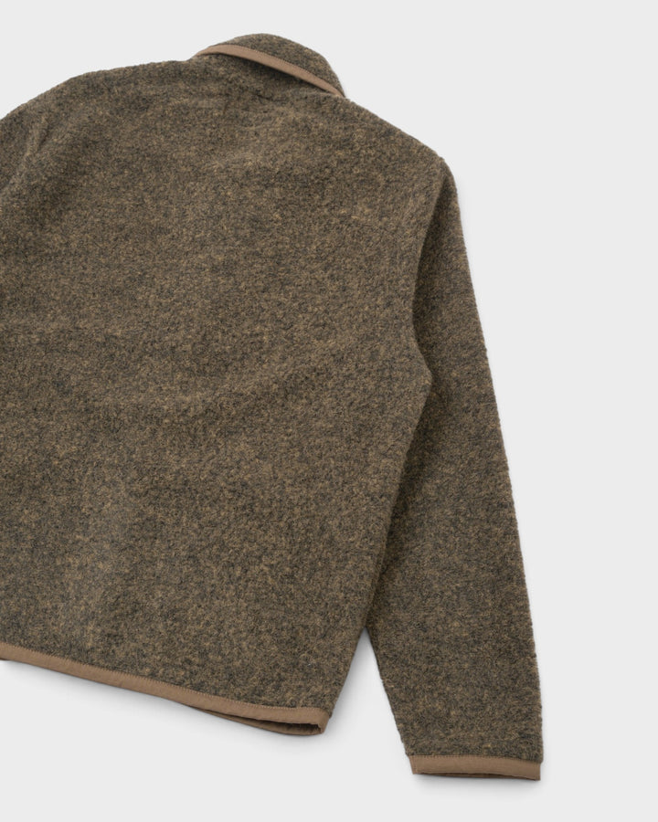 Lancaster Jacket Bouclet Fleece Brown - vue de dos