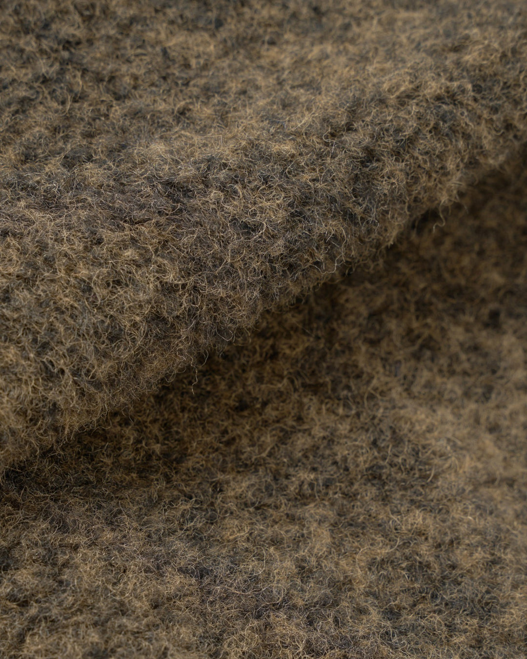 Lancaster Jacket Bouclet Fleece Brown - détail matière