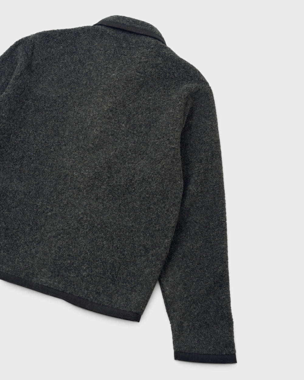 Lancaster Jacket Bouclet Fleece Charcoal - vue de dos