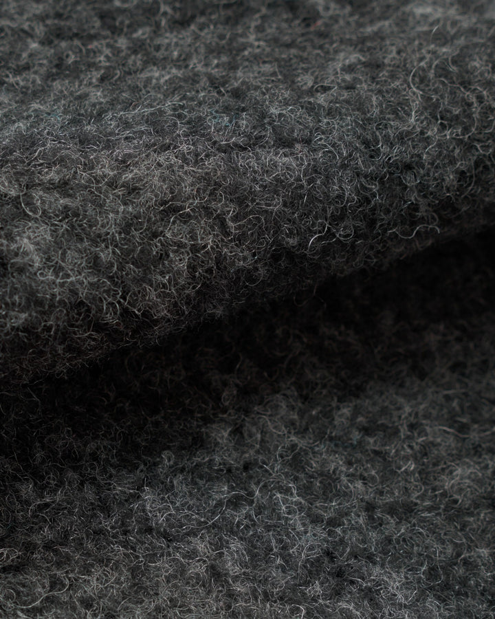Lancaster Jacket Bouclet Fleece Charcoal - détail matière