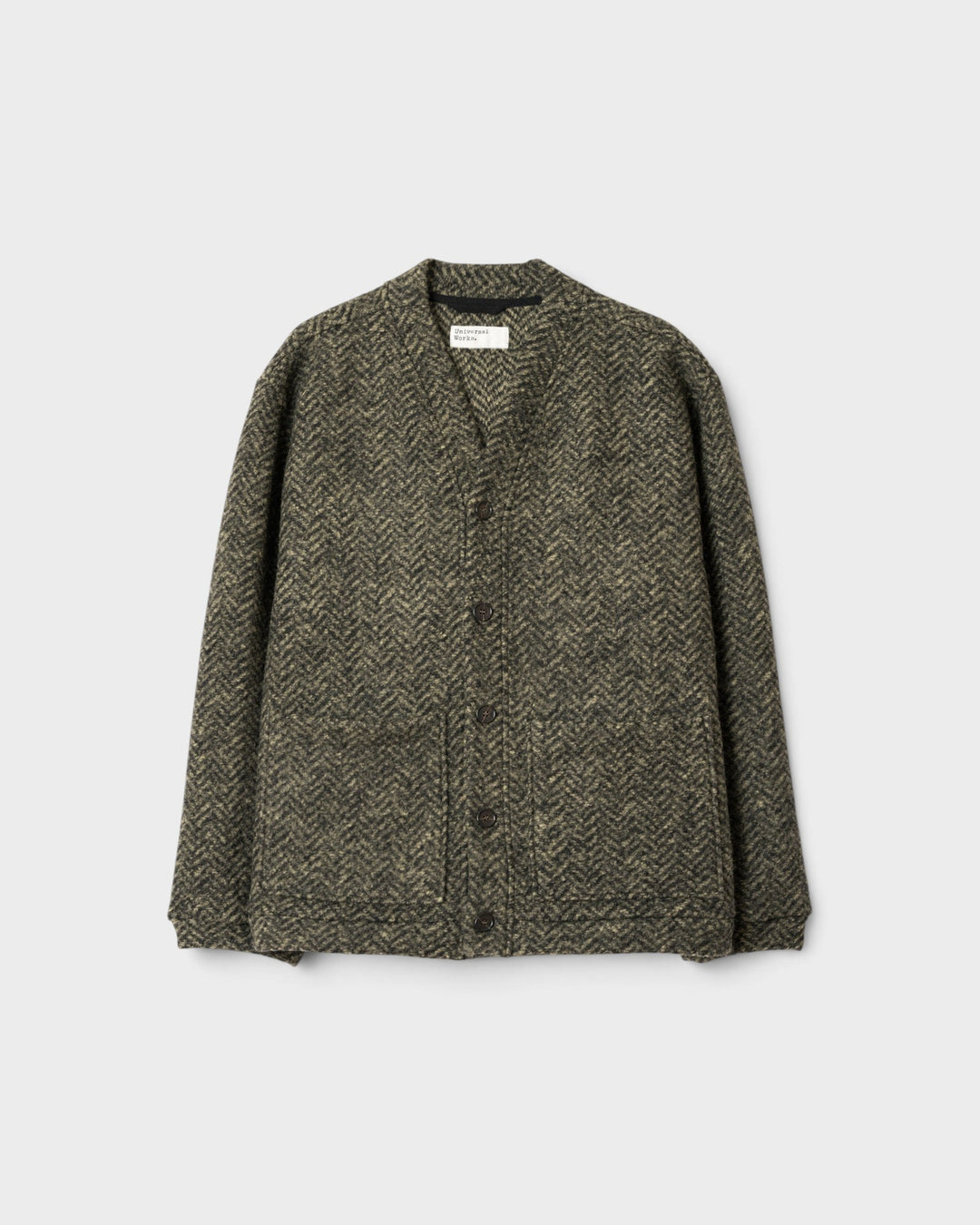 Advance Cardigan Raven Fleece Olive - vue de face
