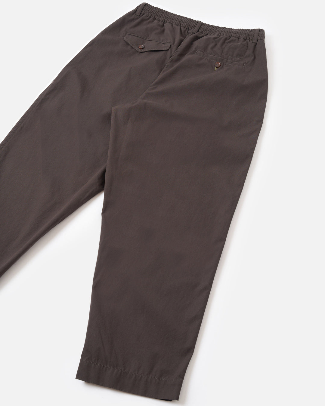 Pantalon Universal Works Oxford Pant Micro Canvas Brown vue de dos