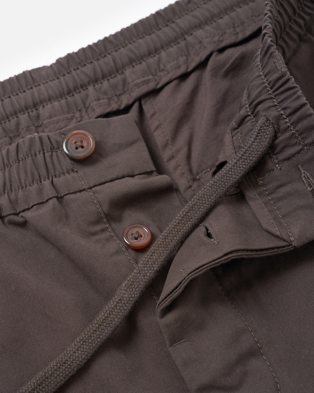 Pantalon Universal Works Oxford Pant Micro Canvas Brown détail