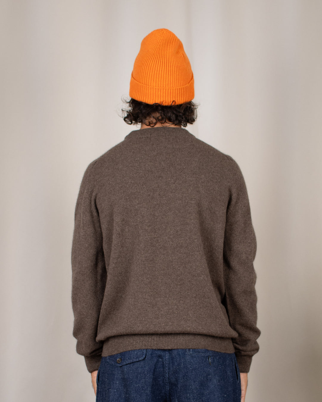 Pull Armen Col Rond Mocha