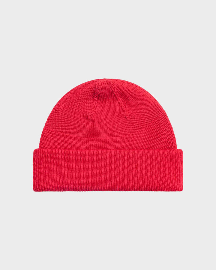Bonnet Torpille Rouge Sémaphore 100% laine mérinos