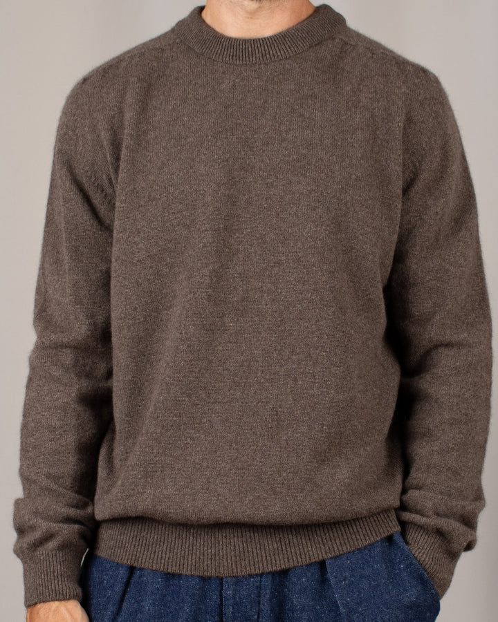 Pull Armen Col Rond Mocha