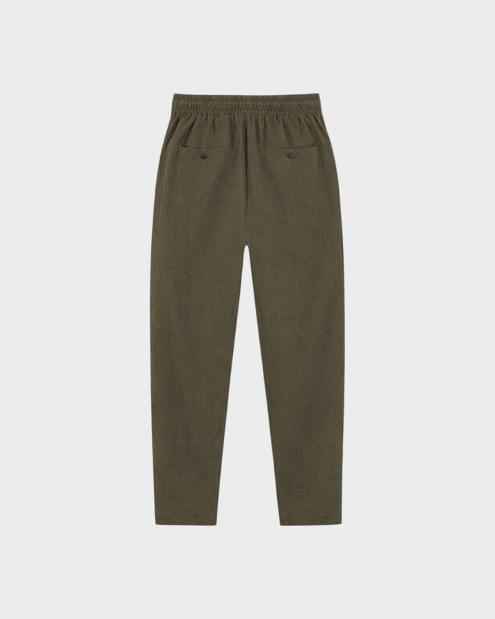 Smart Pants Seersucker Kaki