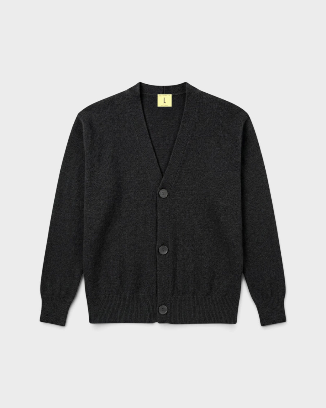 Cardigan Armen Charcoal - vue de face