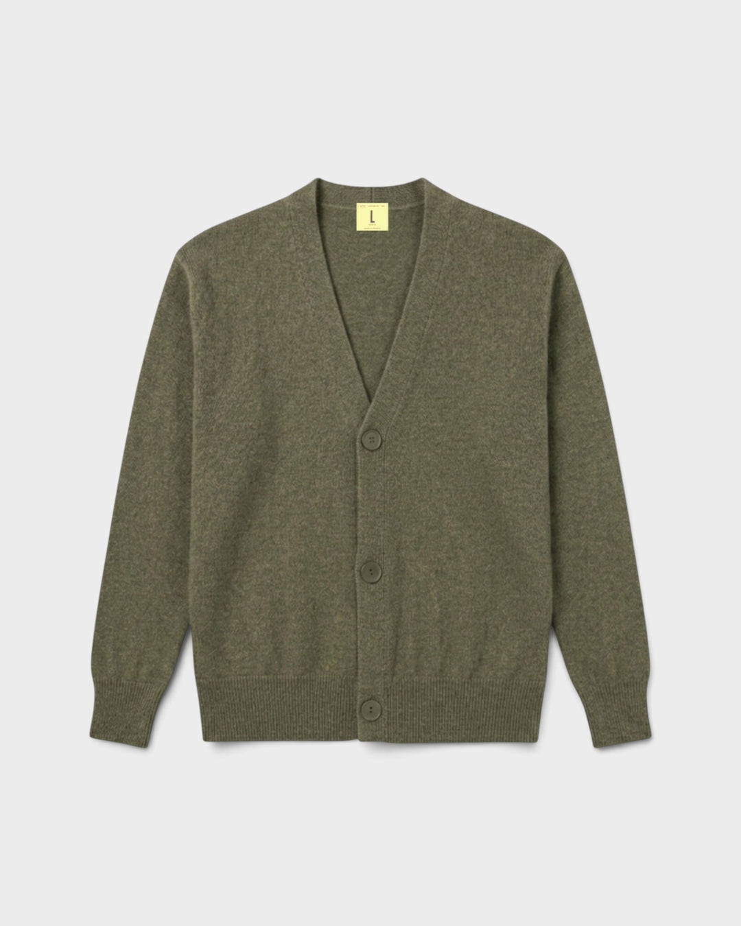 Cardigan Armen Vert Thicket - vue de face