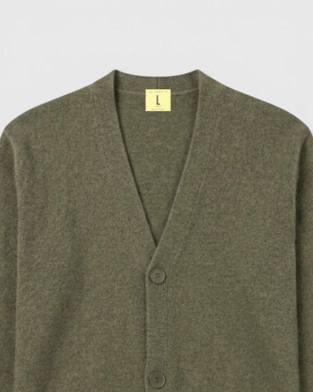 Cardigan Armen Vert Thicket - détail 1