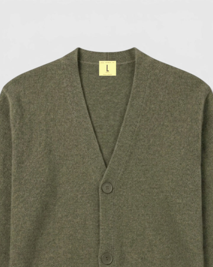 Cardigan Armen Vert Thicket - détail 1