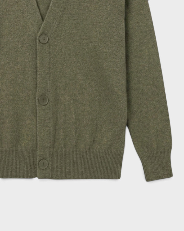 Cardigan Armen Vert Thicket - détail 2