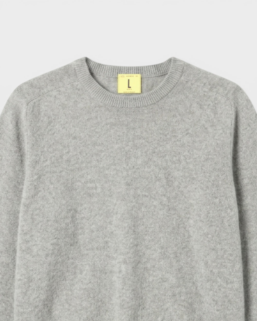 Pull Armen Col Rond Silver - détail 1