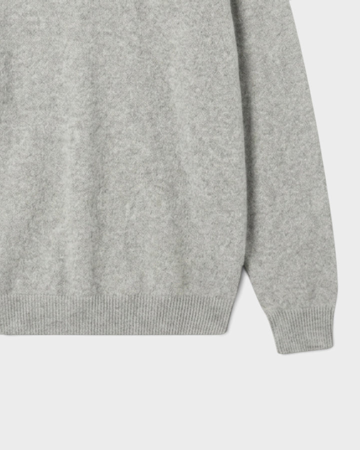 Pull Armen Col Rond Silver - détail 2
