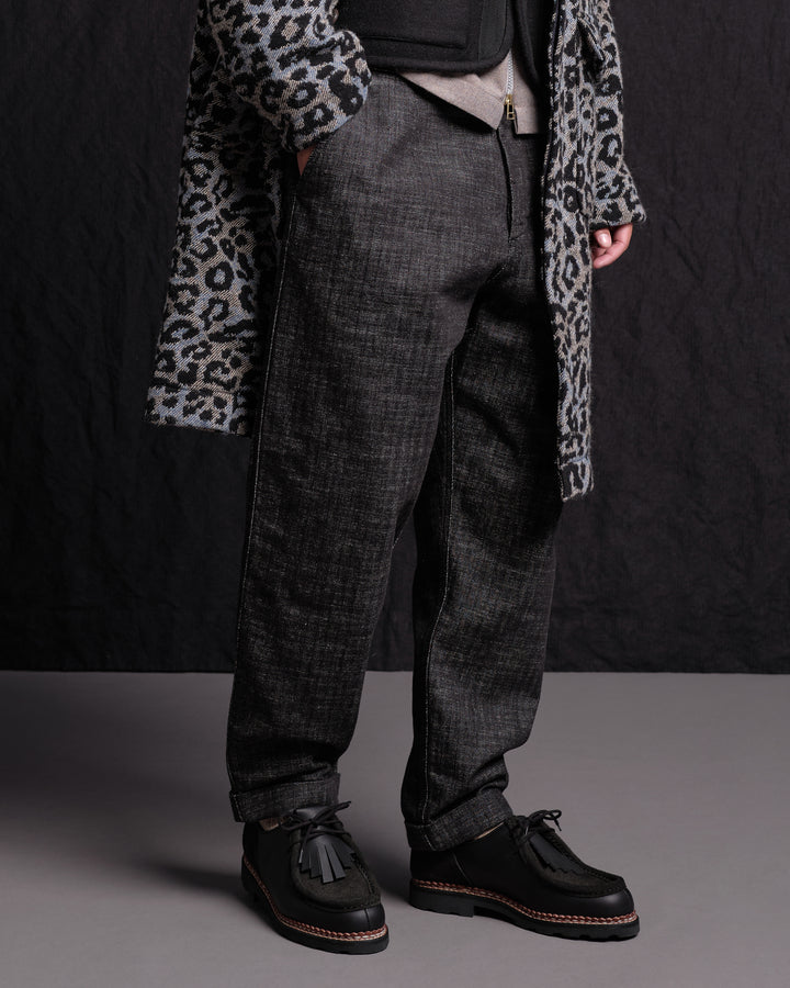 Paraboot x Universal Works Michael in Black Leather/Suede