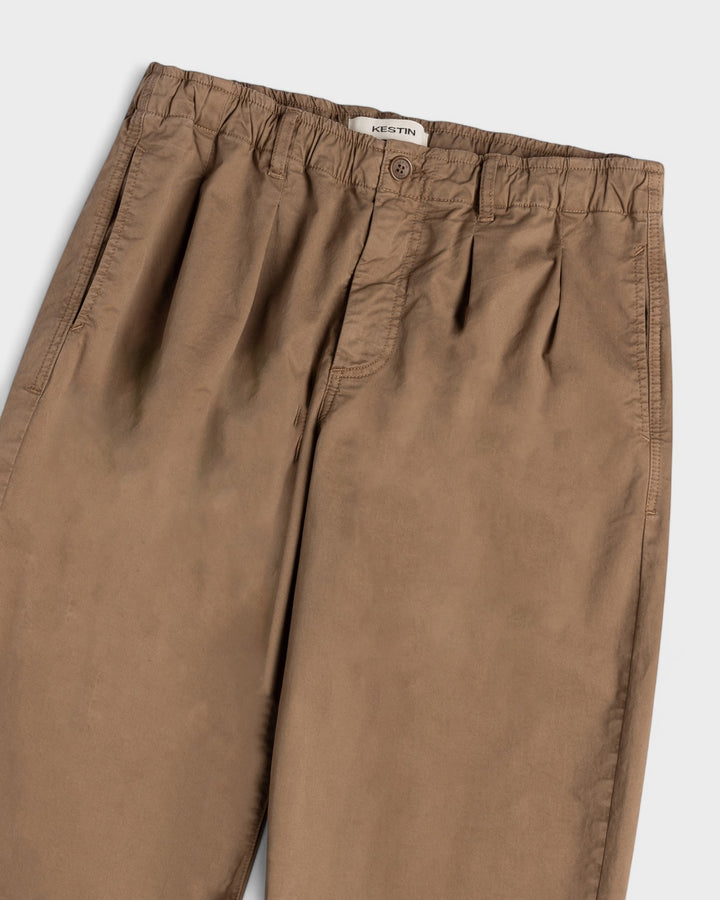 Clyde Pant in Taupe Cotton Twill