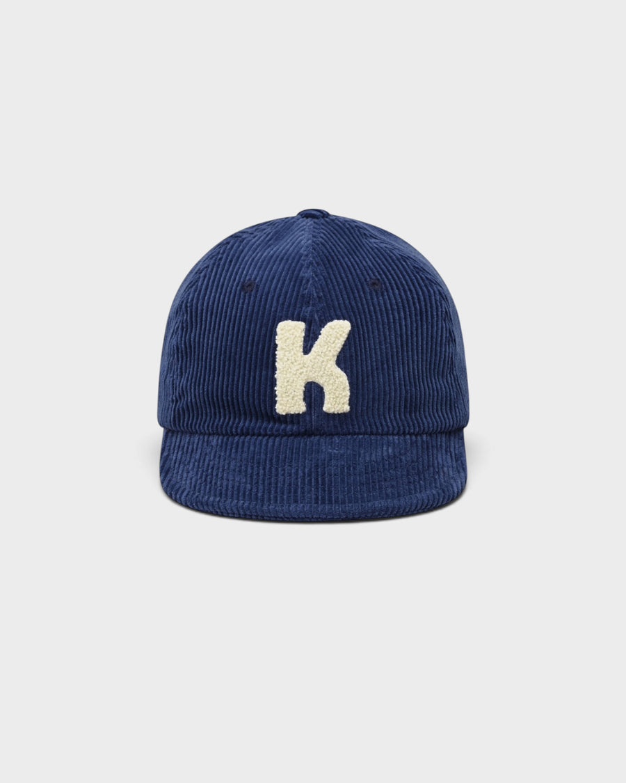Corduroy Logo Cap Blue