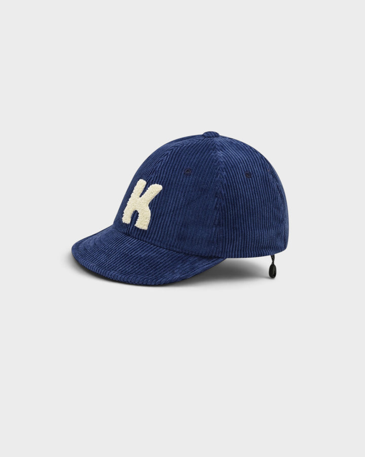 Corduroy Logo Cap Blue