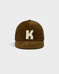 Corduroy Logo Cap Brown