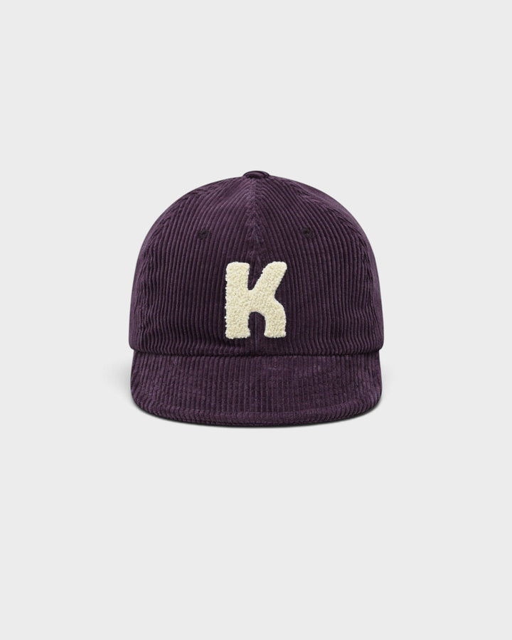 Corduroy Logo Cap Purple