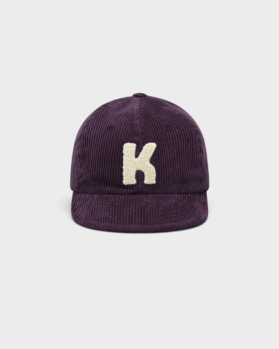 Corduroy Logo Cap Purple