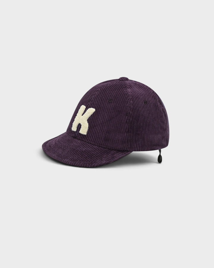 Corduroy Logo Cap Purple