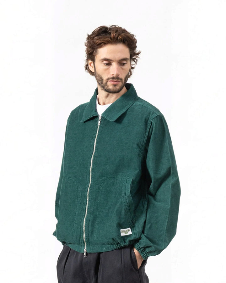 Service Works Fine Cord Work Jacket Green