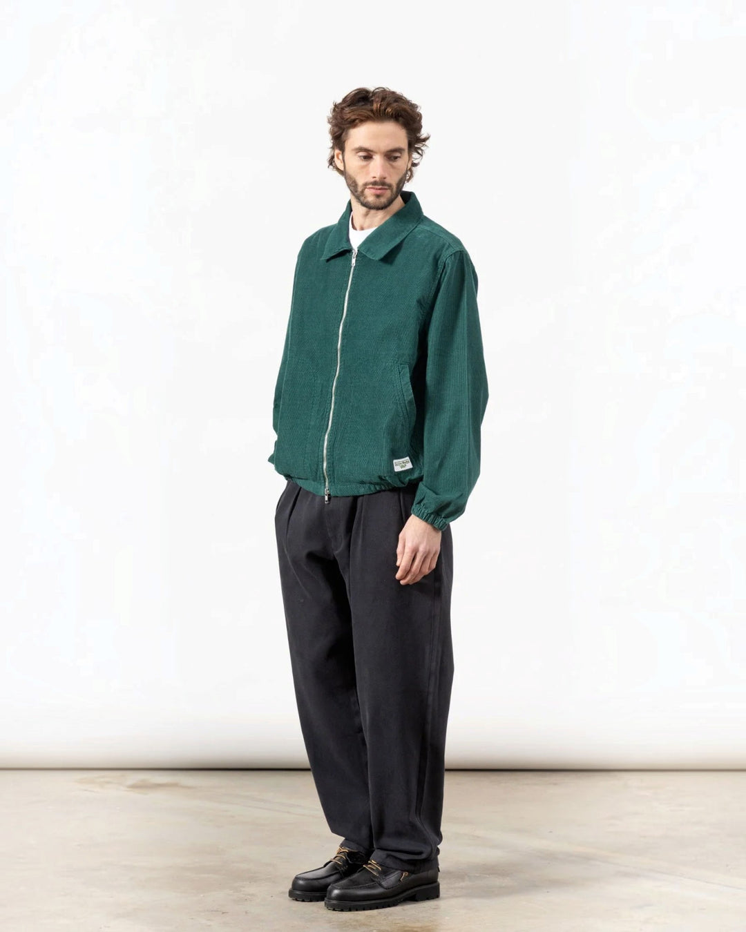 Service Works Fine Cord Work Jacket Green