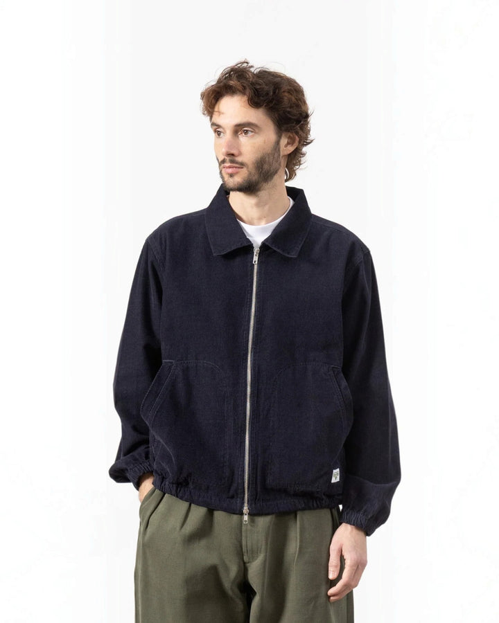 Service Works Fine Cord Work Jacket Navy