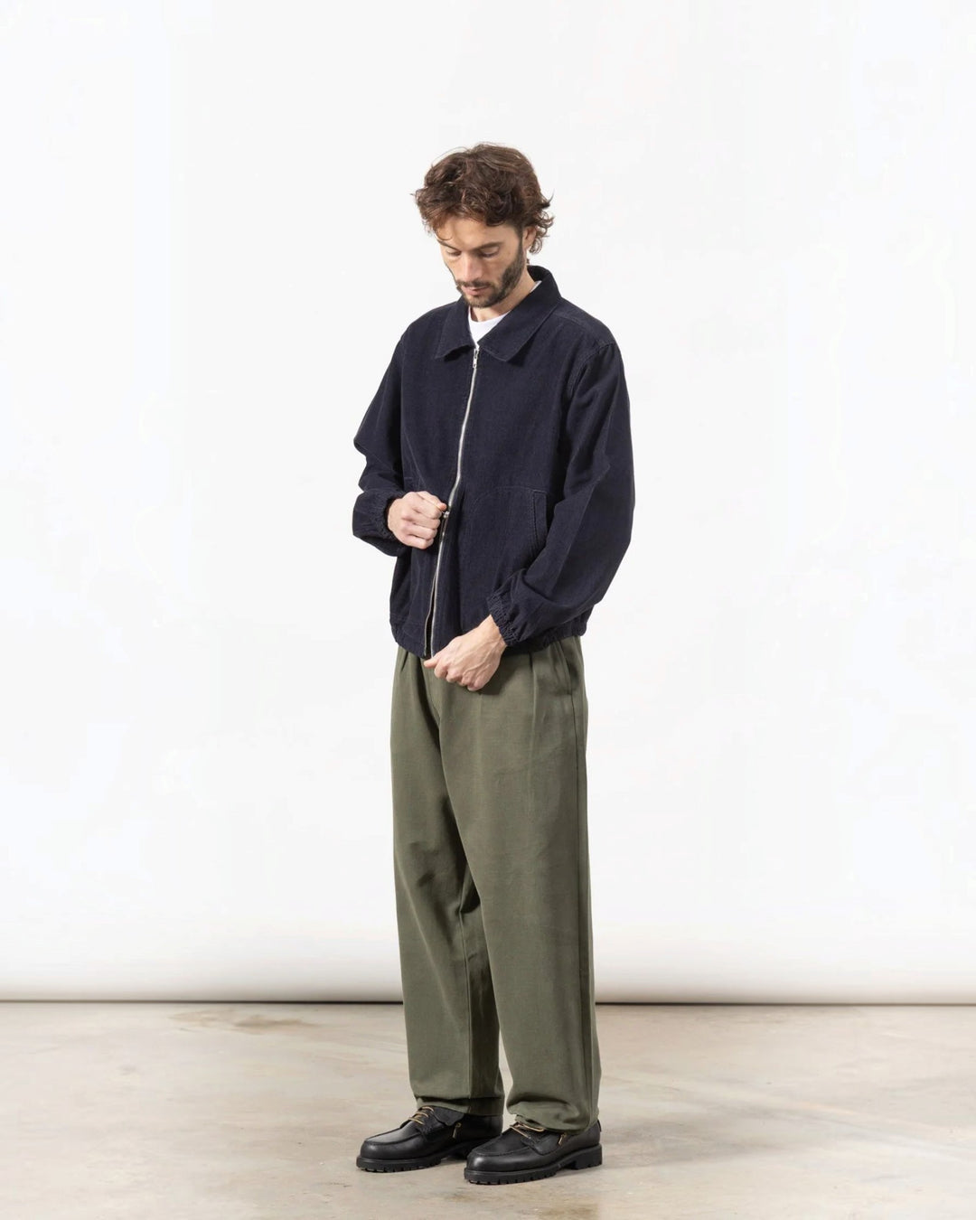 Service Works Fine Cord Work Jacket Navy