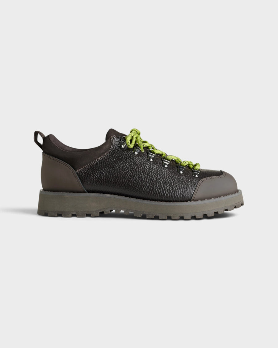 Dune Low Brown Tumbled Leather