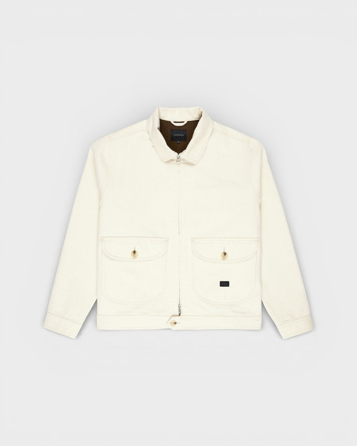 Work Jacket Seersucker Natural