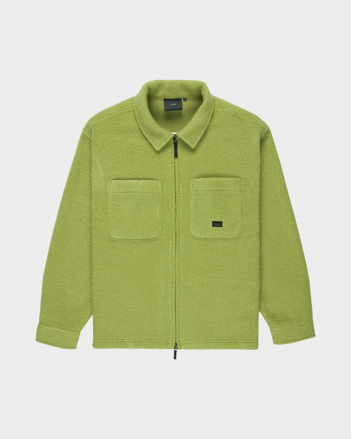 Zip Overshirt Spinach Green